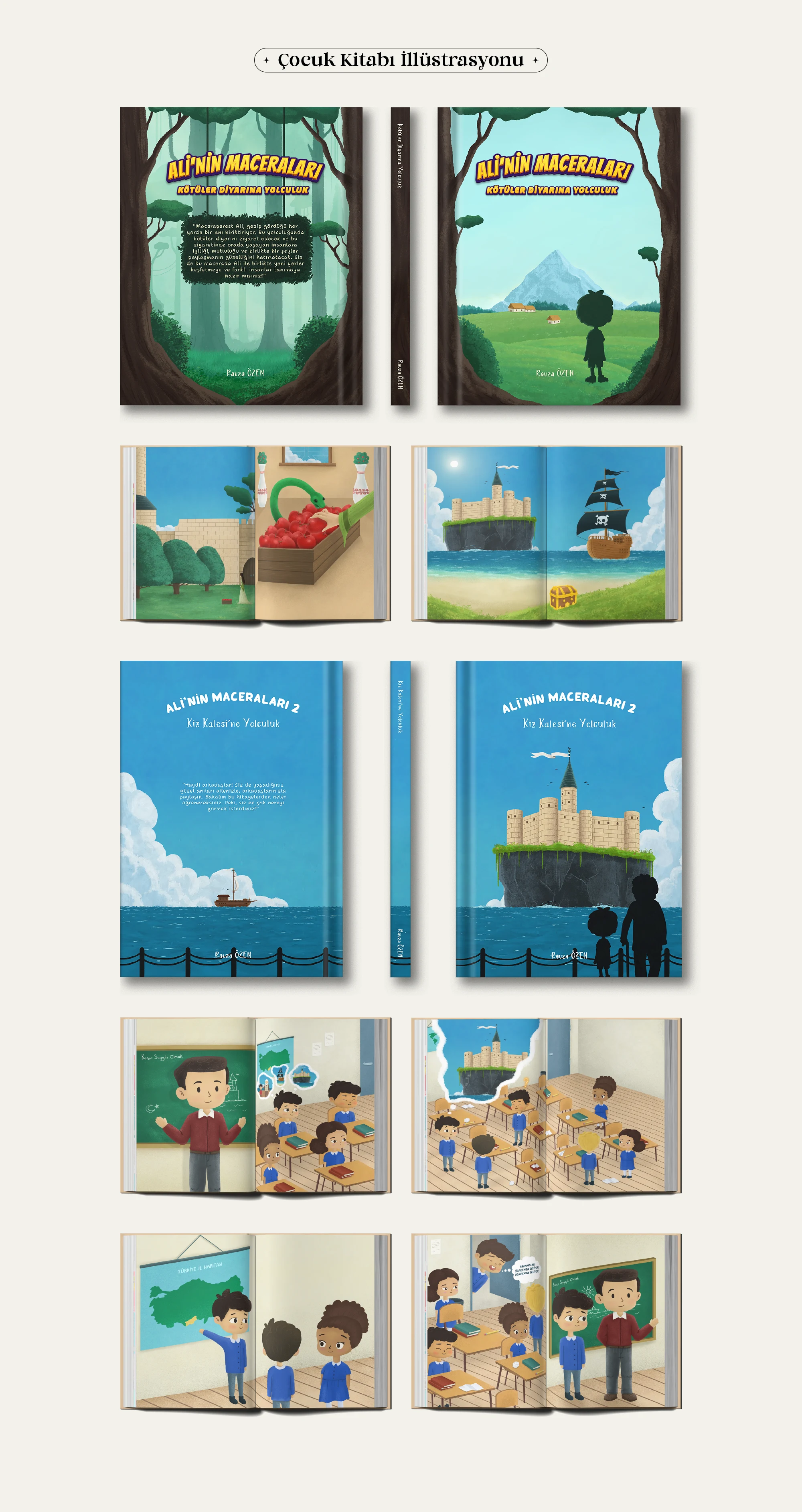 Çocuk Kitabı İllüstrasyonu